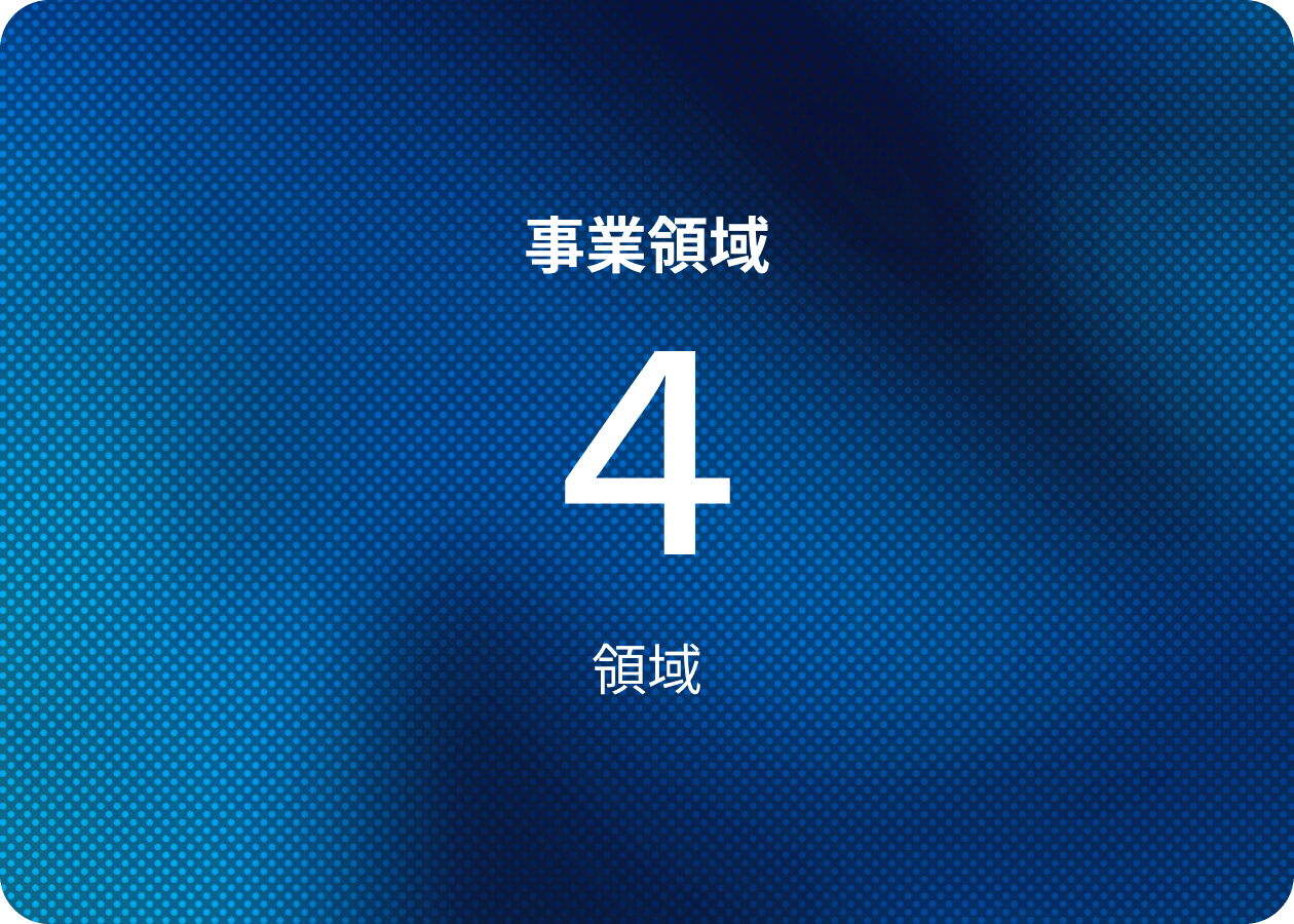 事業領域 4領域